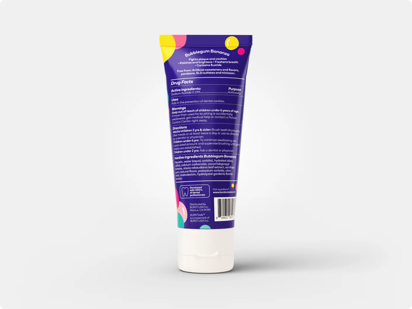 Bubblegum Bonanza Kids Toothpaste Refill - Image 3