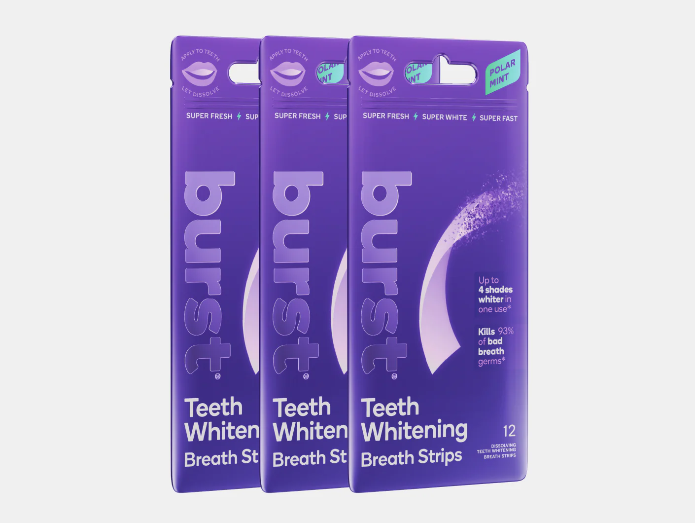 Dissolving Breath Strips 3-pack Refill - Image 3